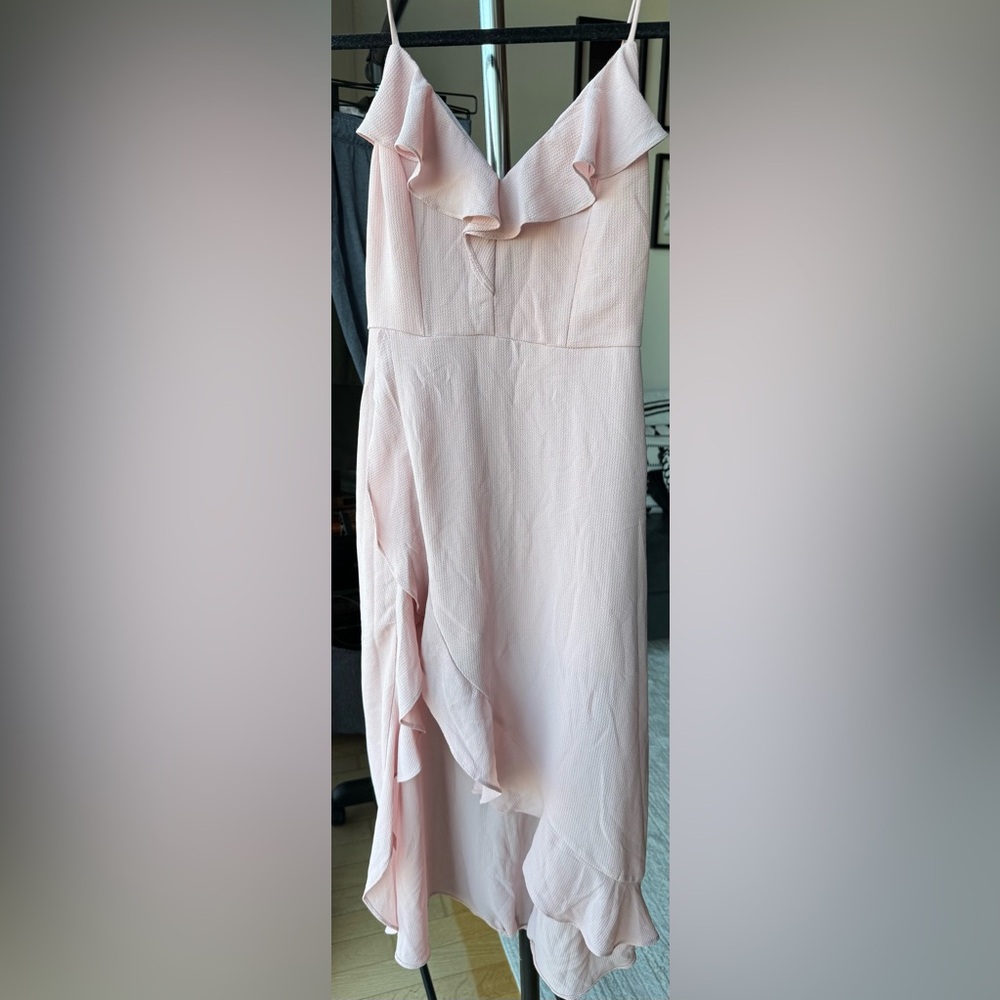 Socialite Light Pink A-Line Dress